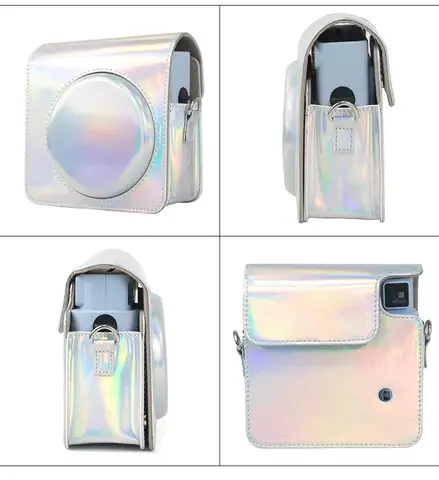 Fujifilm Instax SQUARE SQ1 카메라 액세서리 오일 페인트 PU 가죽 인스턴트 카메라 숄더백 보호대 싱글 숄더백