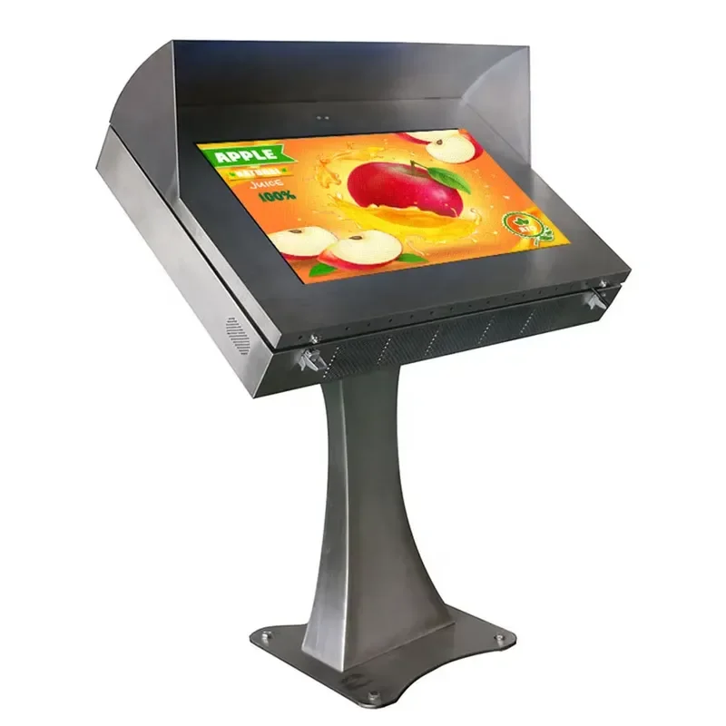 YDH-C71 Smart Table Bright Outdoor Capacitive Screen Ad Stand Kiosk Lcd Advertising Displays 2000cd/m High