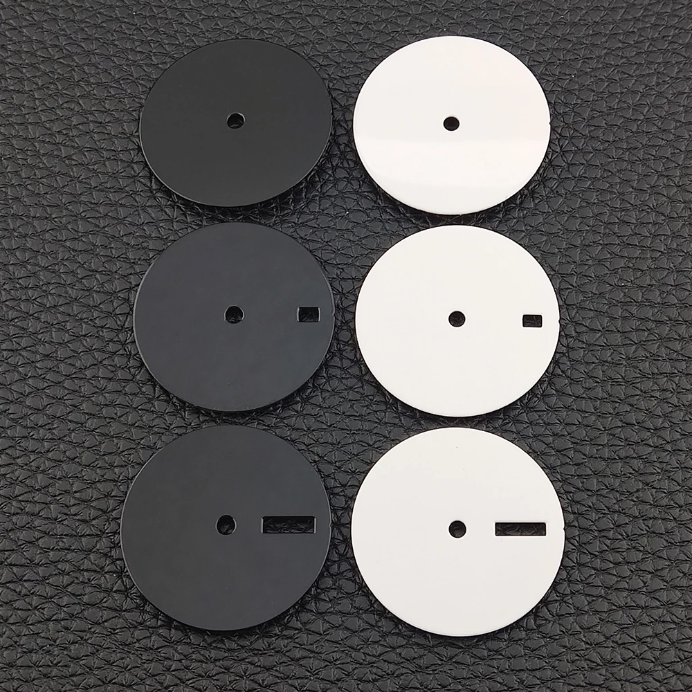 

Эмалированный циферблат 28,5 мм, циферблат nh35, стерильный циферблат, настраиваемый логотип/дизайн, циферблат, подходит для механизмов NH35/NH36