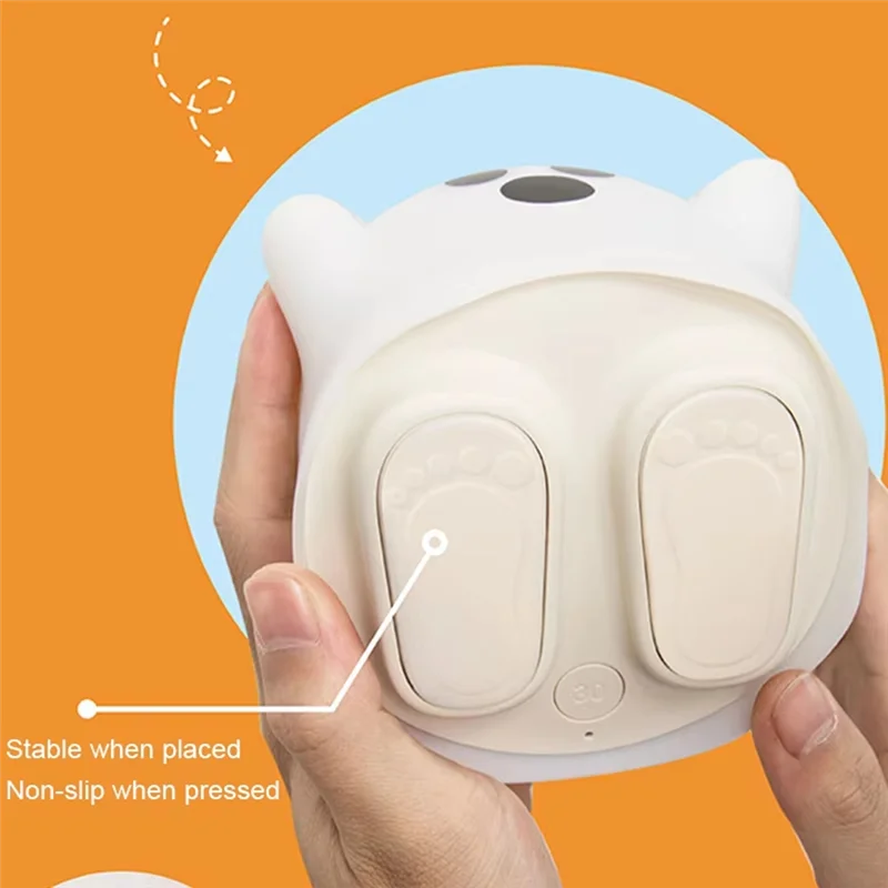 

ABRE-Cute Ghost LED Night Light For Children's Bedroom,Touch Sensor,Rechargeable Silicone Lamp,Perfect Holiday Gift For Kid
