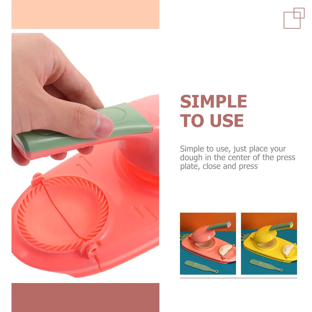 

2 Sets Dough Presser Double Head Maker Manual Kitchen Gadget Portable Dumpling Press Tool For Dumpling Wrappers Skin Biscuits