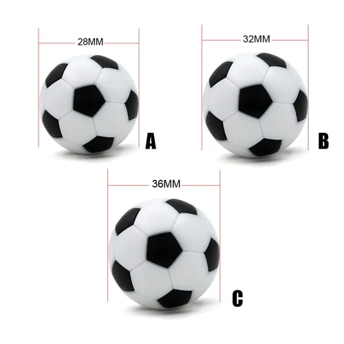 Imagen 2 del producto 2 uds 28/32/36mm balón de fútbol de mesa juego de interior fútbol mesa de resina juegos de fútbol Babyfoot escritorio interactivo para padres e hijos