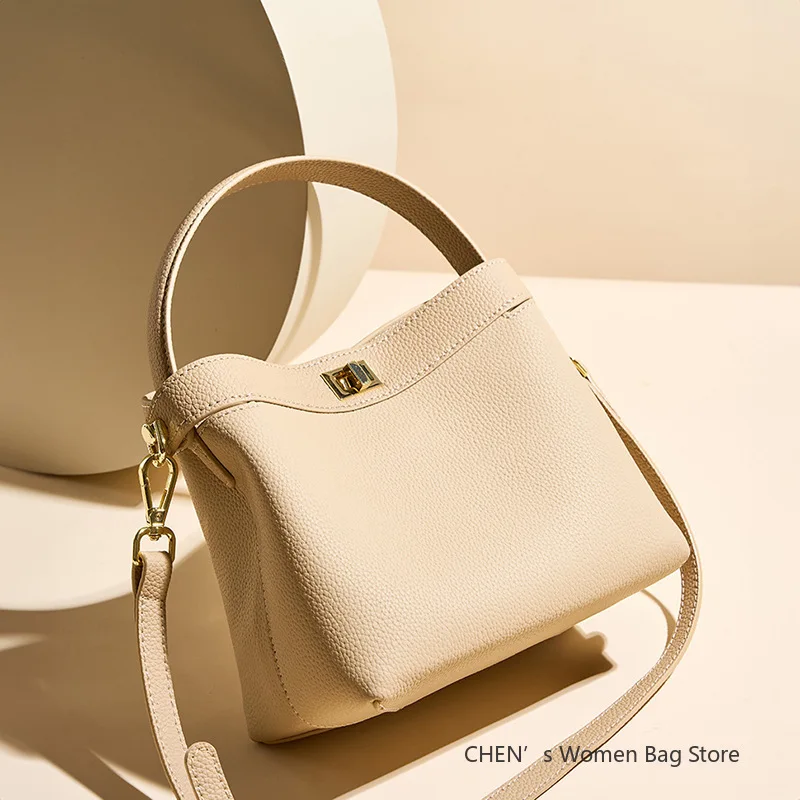 

Women's Cow Leather Travel Shoulder Bags Ladies Soft Cowhide Retro Fashion Handbags Female Designer Luxury Crossbody Bags Lady