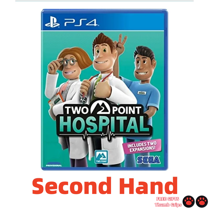 Playstatio4 PS4 Second Hand Game CD Two Point Hospital Playstation4 Game Card Two Point Hospital