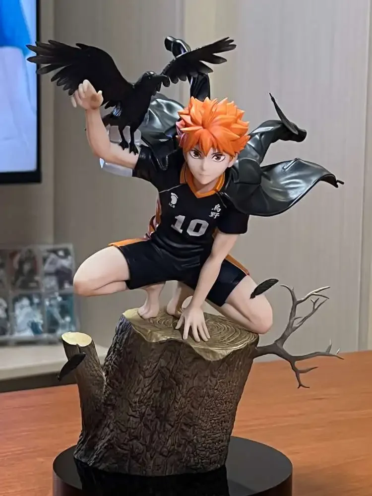 Bandai Haikyuu! Anime Hinata Shoyo Kageyama Tobio Action Figure Desktop Ornament Collection Model Toy Gift