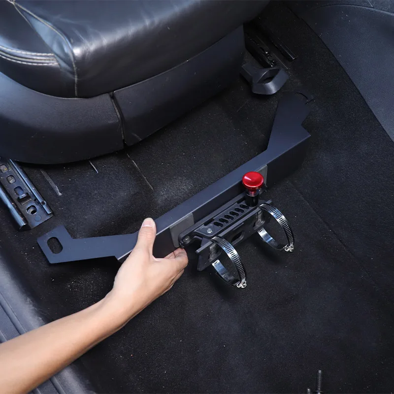 

For SEAT Leon MK2 2008-2012 Carbon Steel Front Passenger Seat Fire Extinguisher Bracket Car Modification Accessories