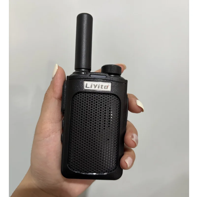 Small portable 5W UHF analog walkie talkie two way radio camping long range communication children LIYITO