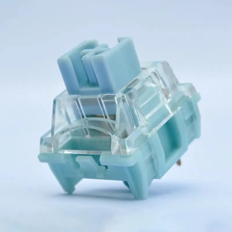 TTC Stille Blauwachtig Witte Schakelaar Mechanische Toetsenbord Mute Schakelaars Tactiele 3 Pin 42 Gf DIY Custom Toetsenbord Accessoires voor AULA F7