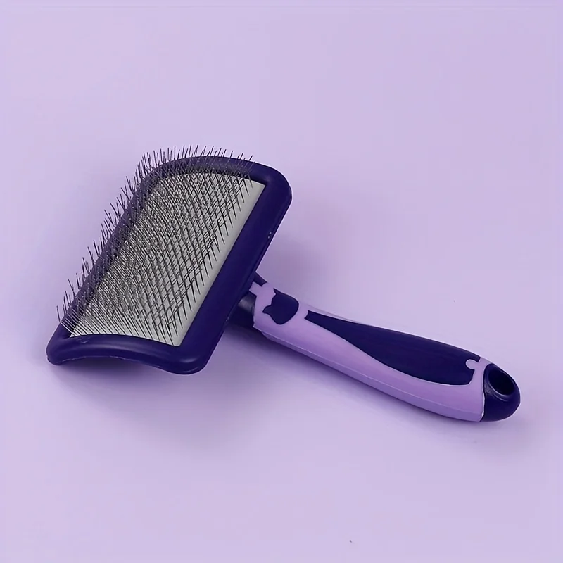 Hartley Pet Needle Comb Dog Hair Comb Compared to Teddy Bear Comb Manufacturer Pet Cat Purple Brush Hard Cat Comb Manufacturer view 4