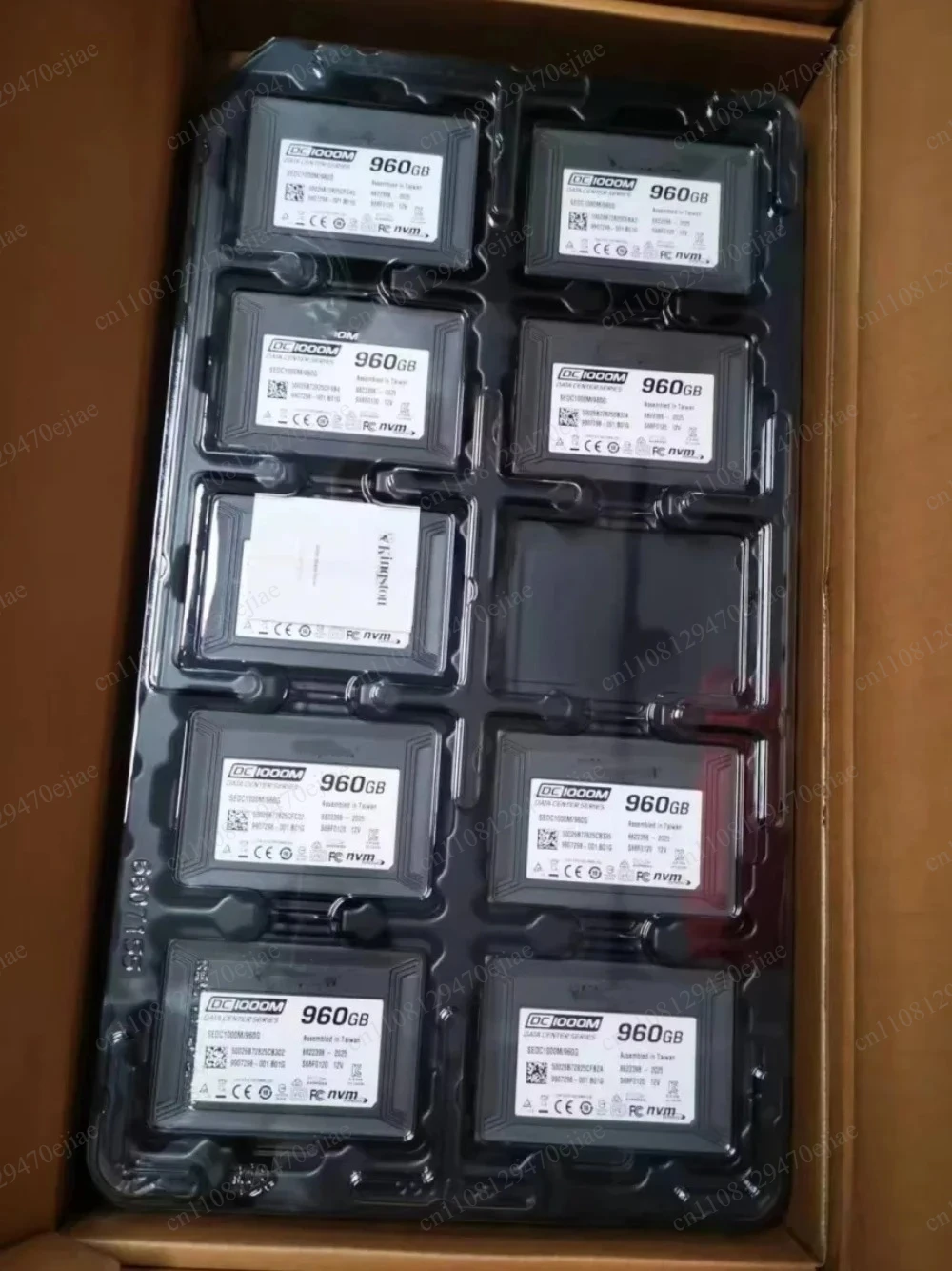Kingston SEDC1000M DC1000M 960G Enterprise Solid State Drive | U.2 PCIe 3.0 NVMe Server SSD High Endurance