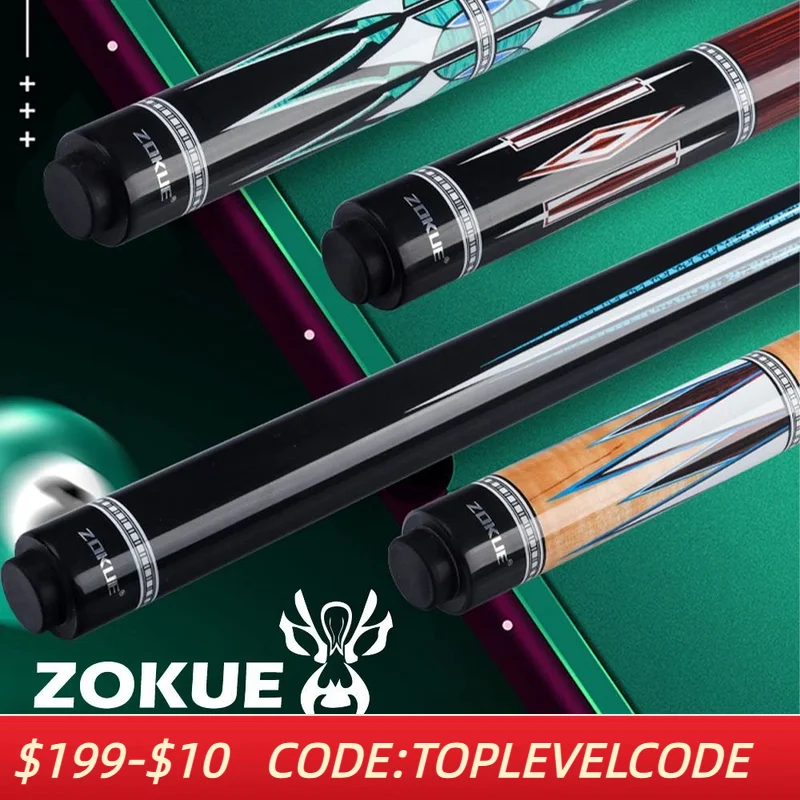 

ZOKUE Carom Stick для корейского бильярдного кия с 3 подушками и конусом Carom 12 мм, наконечник 142 см Libre Cue, профессиональный бильярдный кий Carom