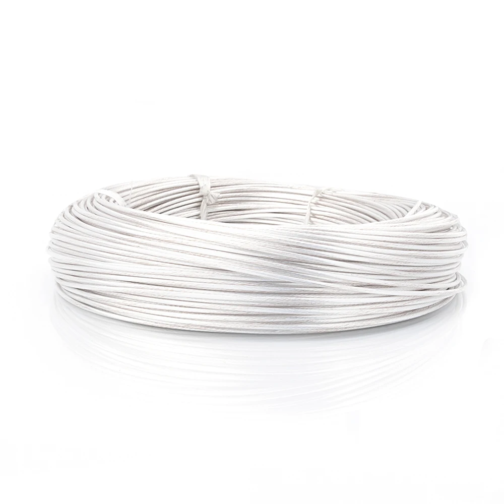 무산소 구리 실버 도금 전원 케이블, PTFE 1.5mm ², 하이엔드 오디오 전원 케이블, 우수한 전도성, 단위 길이 M 