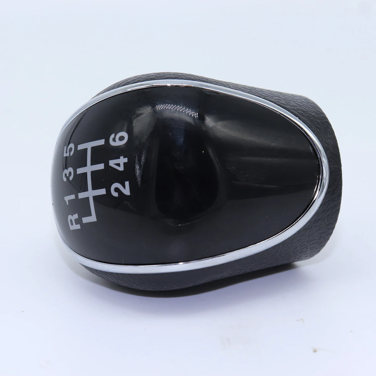 6SP +R MT Gear Shift Knob GearStick Lever Pen Shifter Handball Chrome M10 Perforate For Peugeot 4008 Citroën C4 Aircross 2015