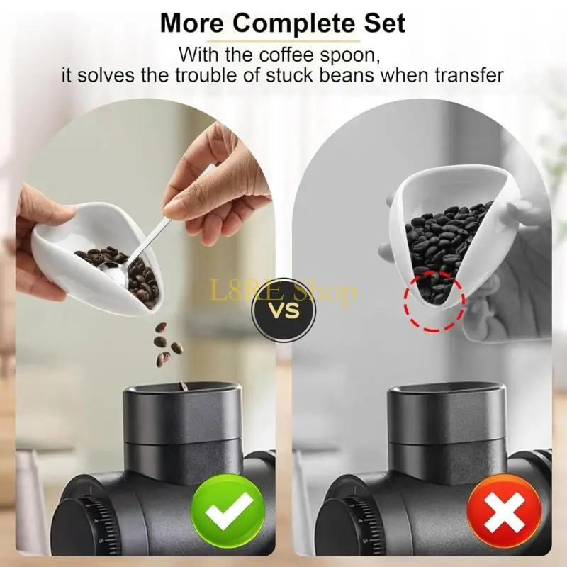 L8RE CAFEO CAFELO PLACO CAFÉ CAFELA Bandeja café Bandeja Medição colheres Spraons Chamled Coffeer para fabricação