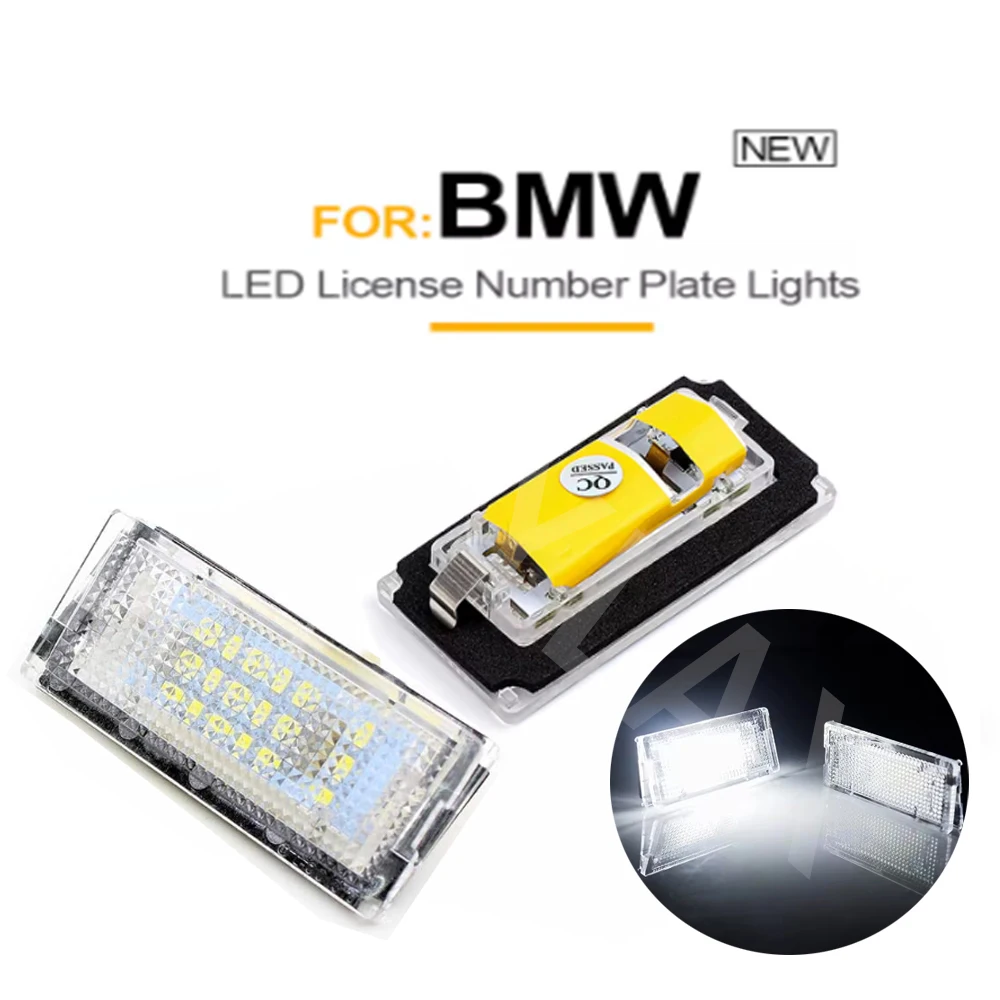 

2PCS LED License Plate Lights 18LED For BMW Mini Cooper R50 2001-2006/for BMW Mini Convertible R52 2004-2008 R53 2001-2006 12V