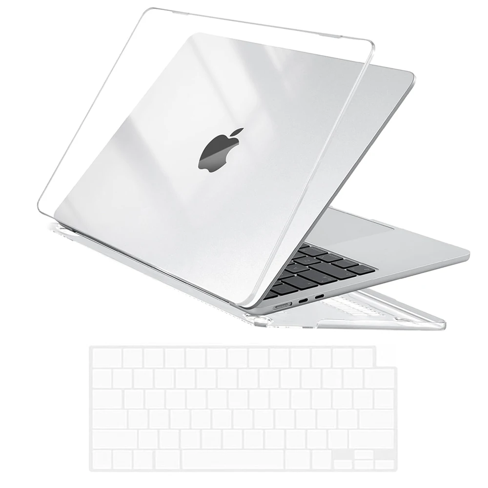 

For MacBook Air 13 Inch M4 M3 M2 2025-2022 for Air 15 Inch M4 2025 Compatible With Pro 14 16 Inch M4 2024 Case+Keyboard Skin