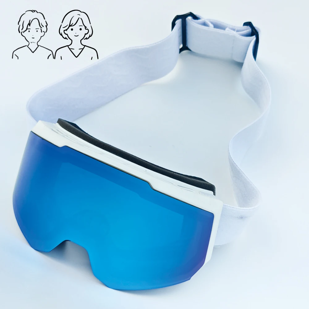 

Adult Unisex HD Ski Goggles Windproof Breathable Dustproof Protective Lenses for Winter Sports All Day Skiing Snowboard