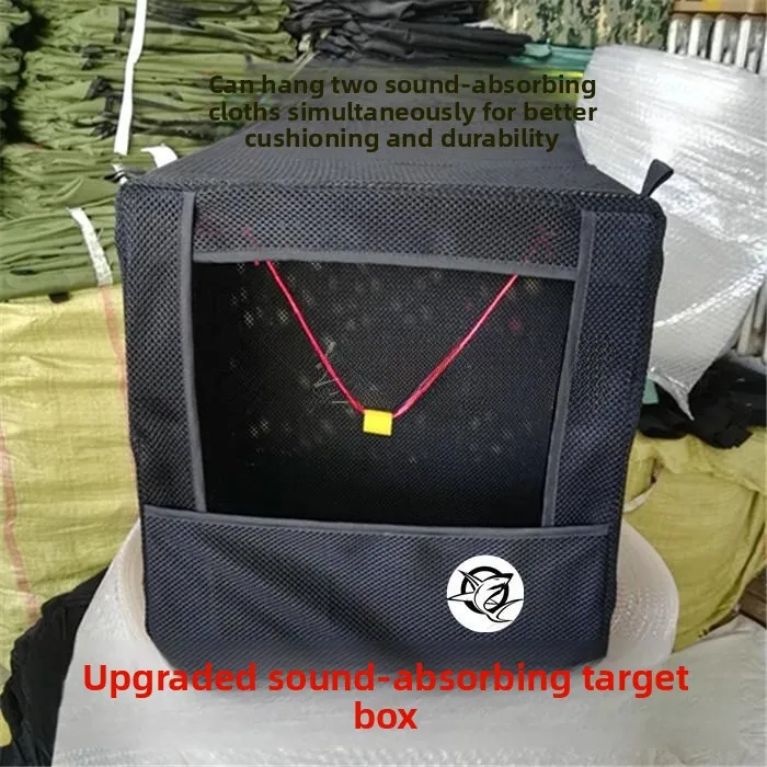 

Upaded Thiened Soundproof Target Box Stainl Steel Frame t Board Pellet Recovery Box Double Cloth Sports Entertainment