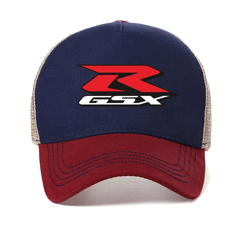 

New Mens hat Motorcycle Racing Fan GSXR 600 1000 GSX R Motorcycle Baseball Cap Casquette