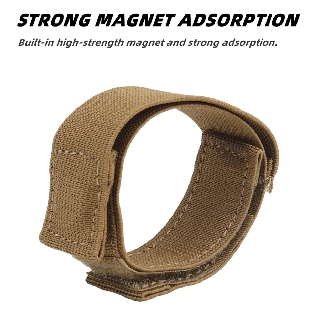 Magnetic Sling Staging Sentry Strap, Rifle Sling Strap Quick Release Sling Retainer Retention Band Keeper Organizer