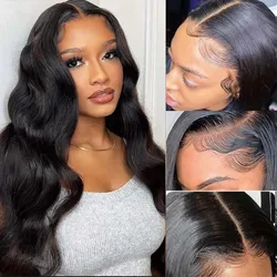 Natural Hairline Body Wave HD Lace Front Wig Brazilian Human Hair Wigs Sale Pre Plucked 5x5 Closure 13x4 Lace Frontal Wigs