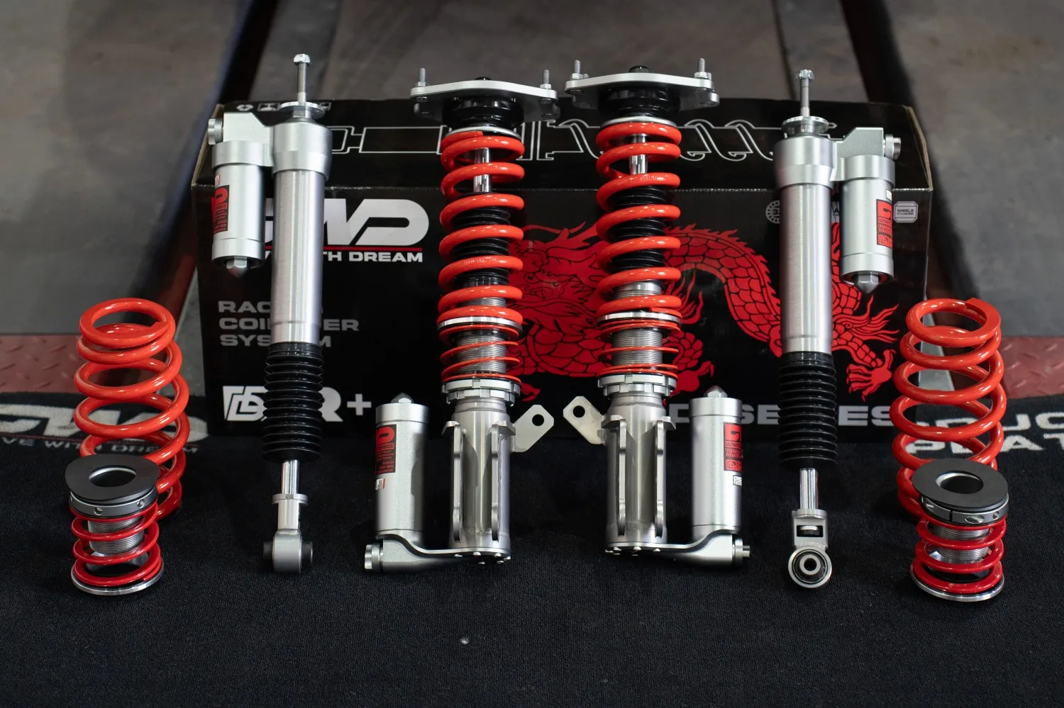 DWD 2S-CVL012 2 Way Adjustable Rebound and Compression Coilovers Shock Absorber Auto Suspension Parts for Chevrolet Malibu 16+