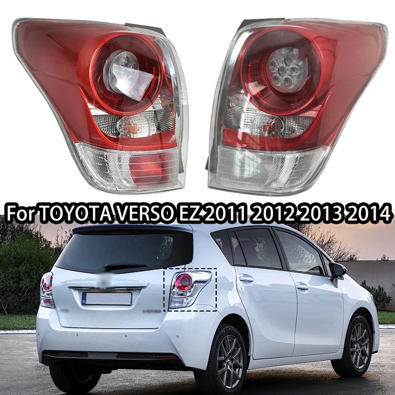 Car Rear Bumper Tail Light For Toyota VERSO EZ 2011 2012 2013 2014 Auto Tail Lamp Accessories Taillight Assy Left Right Taillamp