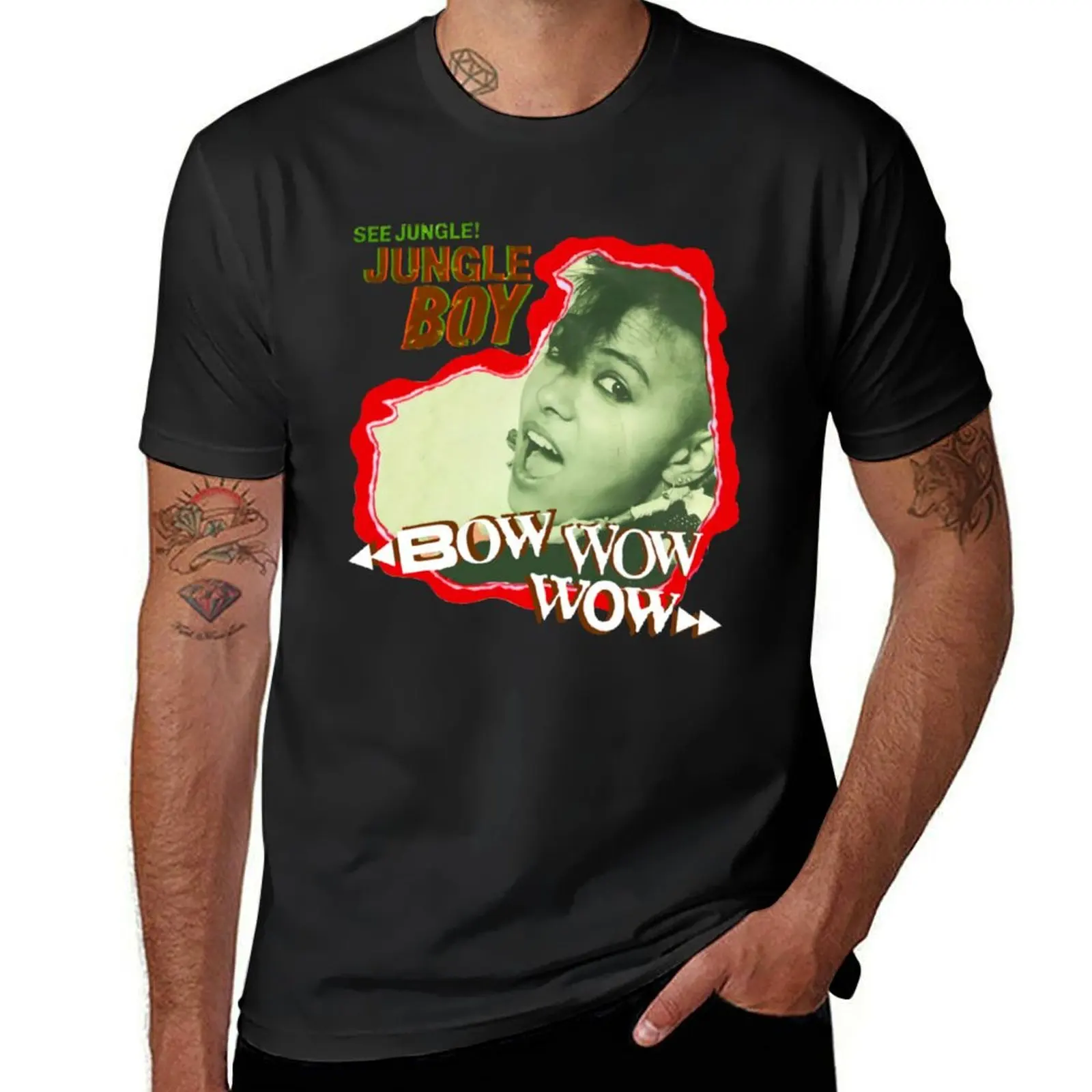 

Bow Wow Wow Jungle Boy Classic '80s T-Shirt Short sleeve tee anime clothes boys whites hippie clothes clothes for men