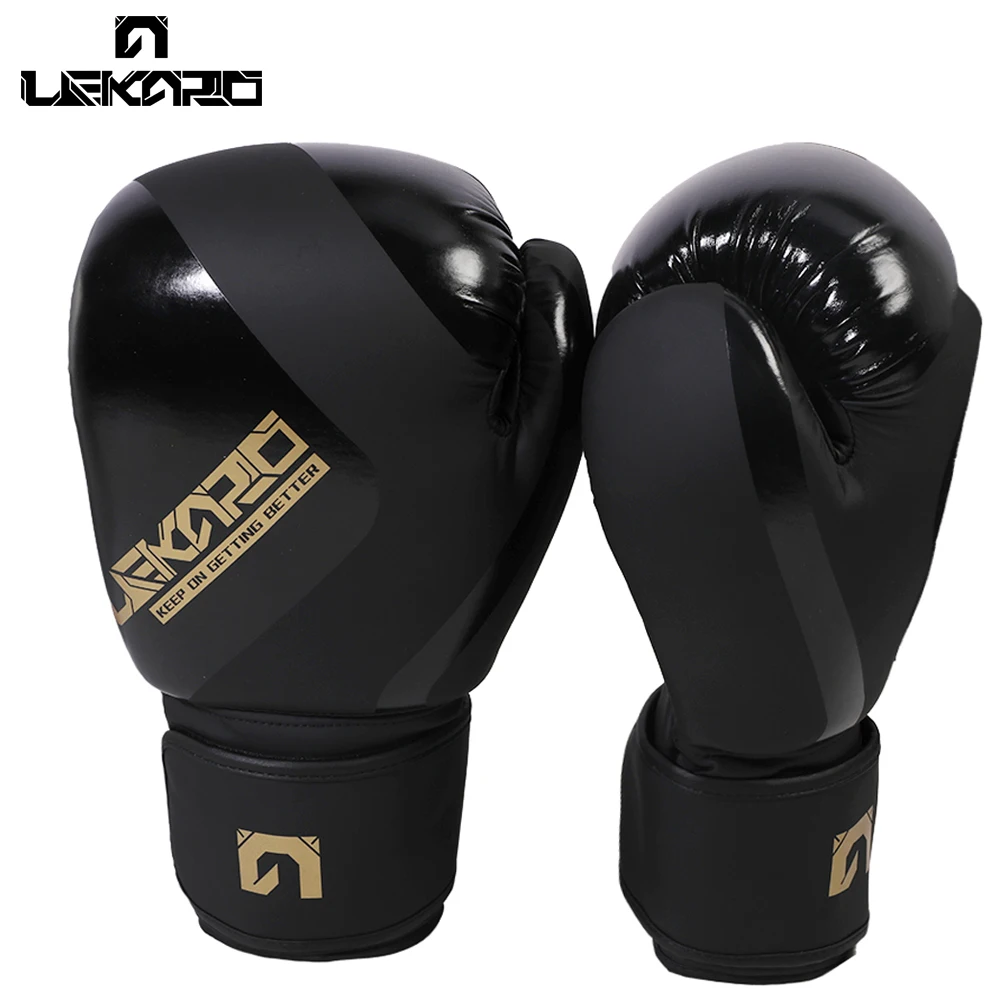 Lekaro 12oz Fighting Boxing Gloves Men's Women's Empty Gloves Free Fighting Breathable Gloves Fighting Training Gloves Equipment