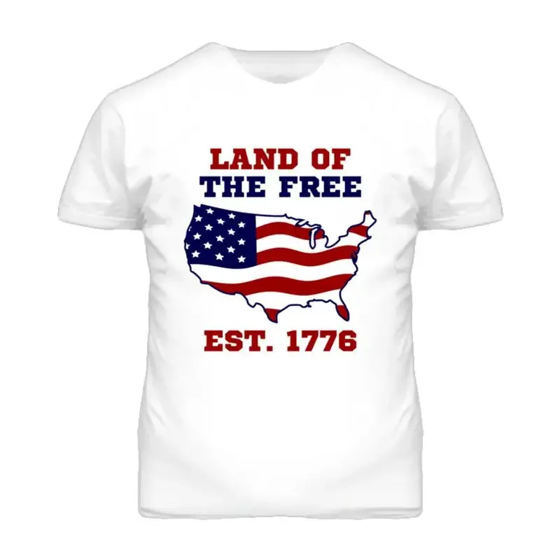 Land of the Free 4th of July T Shirt