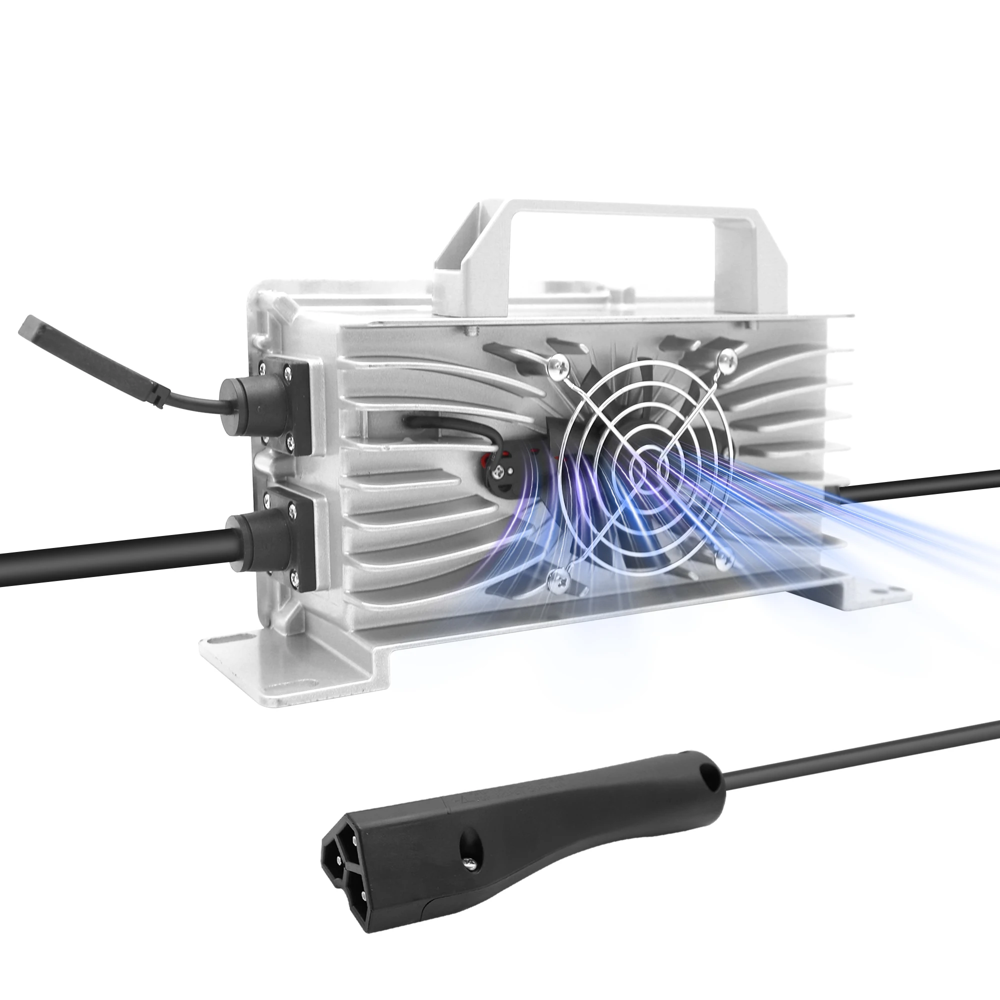 

36Volt 18AMP Golf Cart Smart Battery Charger with 3 Pin Triangle Plug for EZGO RXV