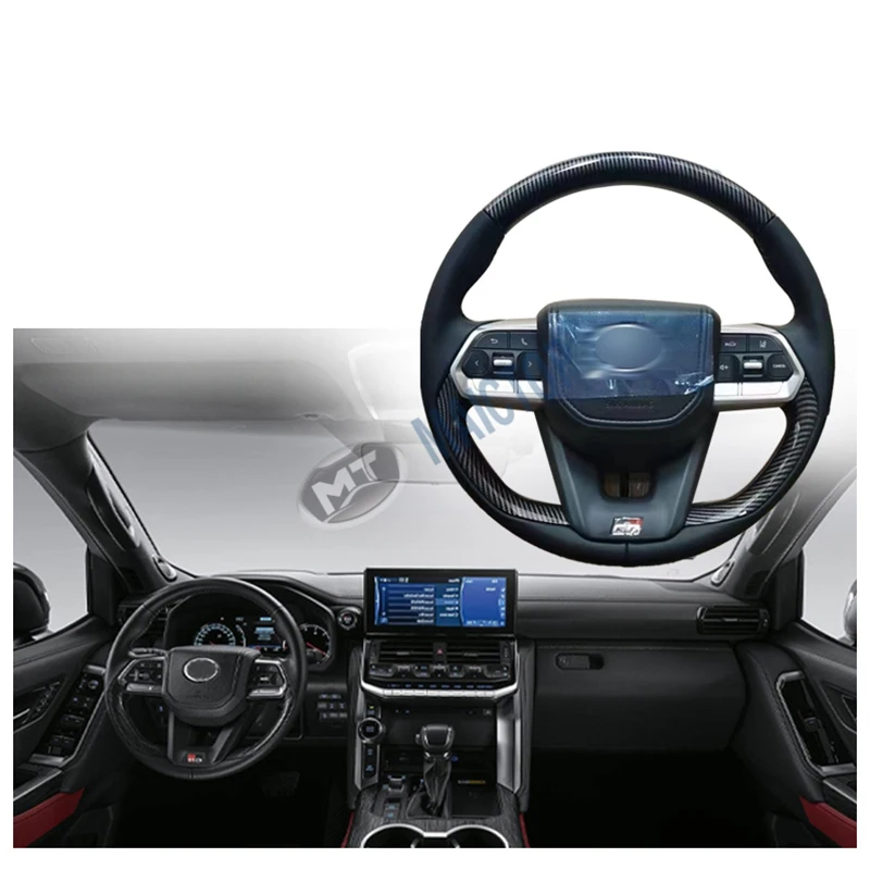 Maictop Car Interior Accessories Steering Wheel for Land Cruiser 200 Lc200 2008-2021 To Lc300 Gr Steering Wheels 2022