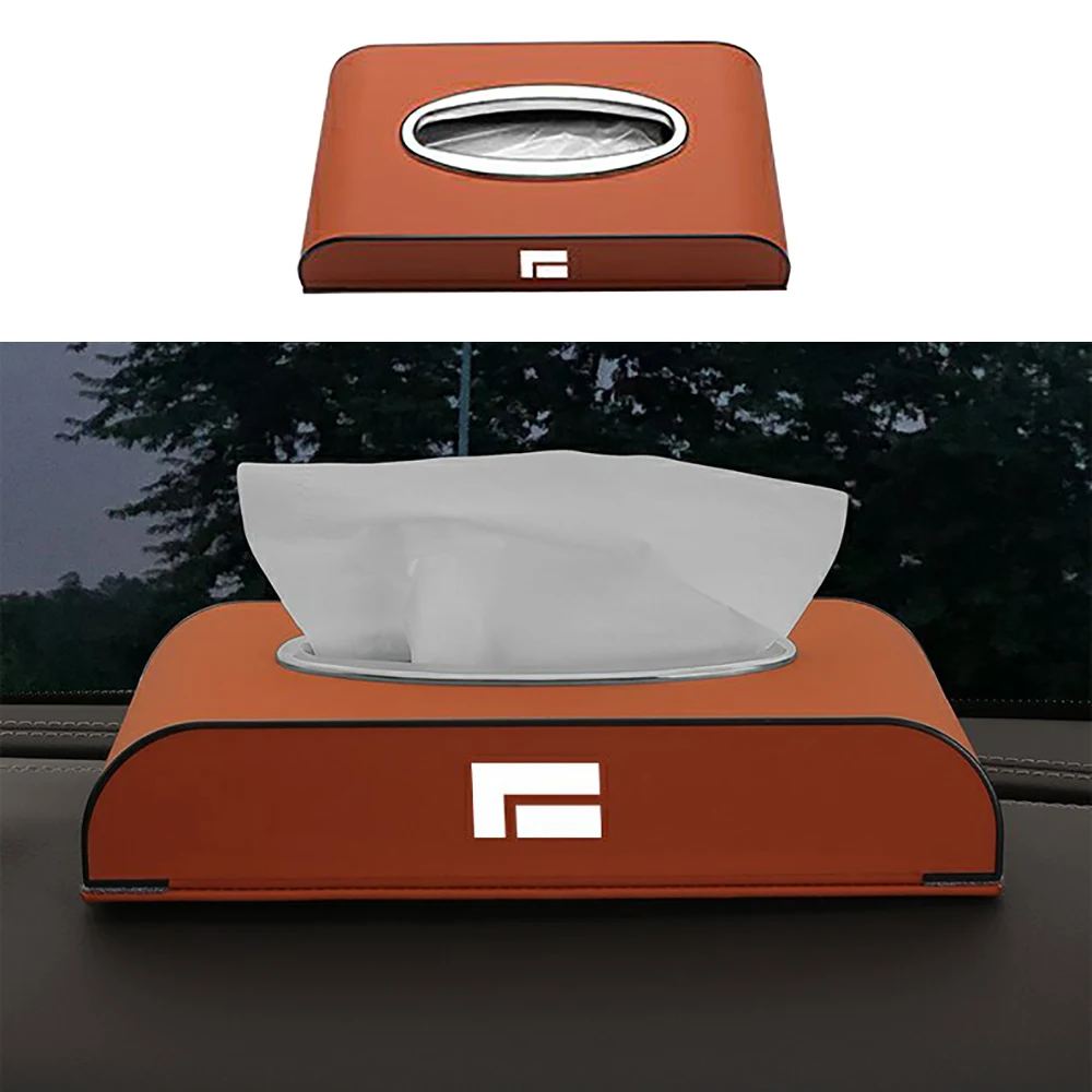 

Автомобильная коробка для салфеток из микрофибры для BAIC JISHI Rox Adamas 2026, автомобильный подлокотник, сумка для хранения, подвесная салфетка, бумажная коробка, аксессуары