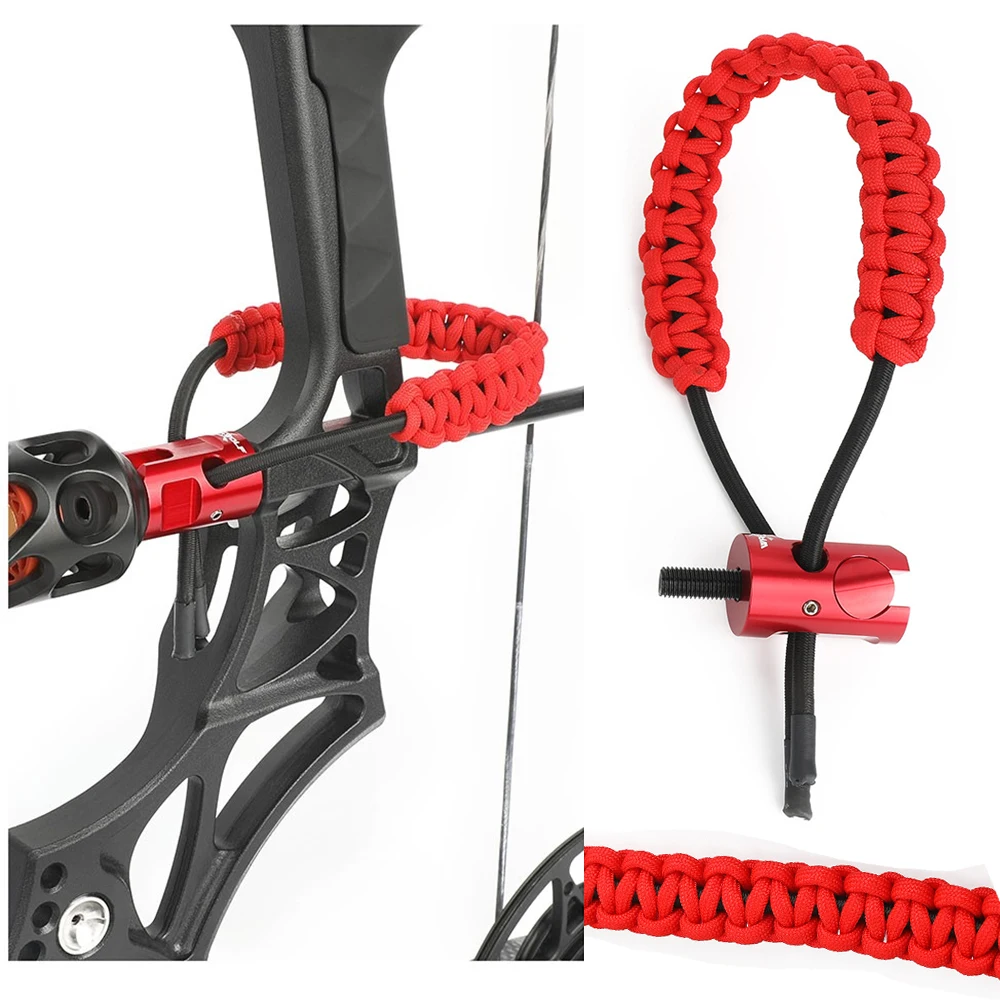 

Bow Wrist Sling Quick Release Adjustable Strap for Compound Bow Stabilizer Support Hunting Target Shooting Gear
