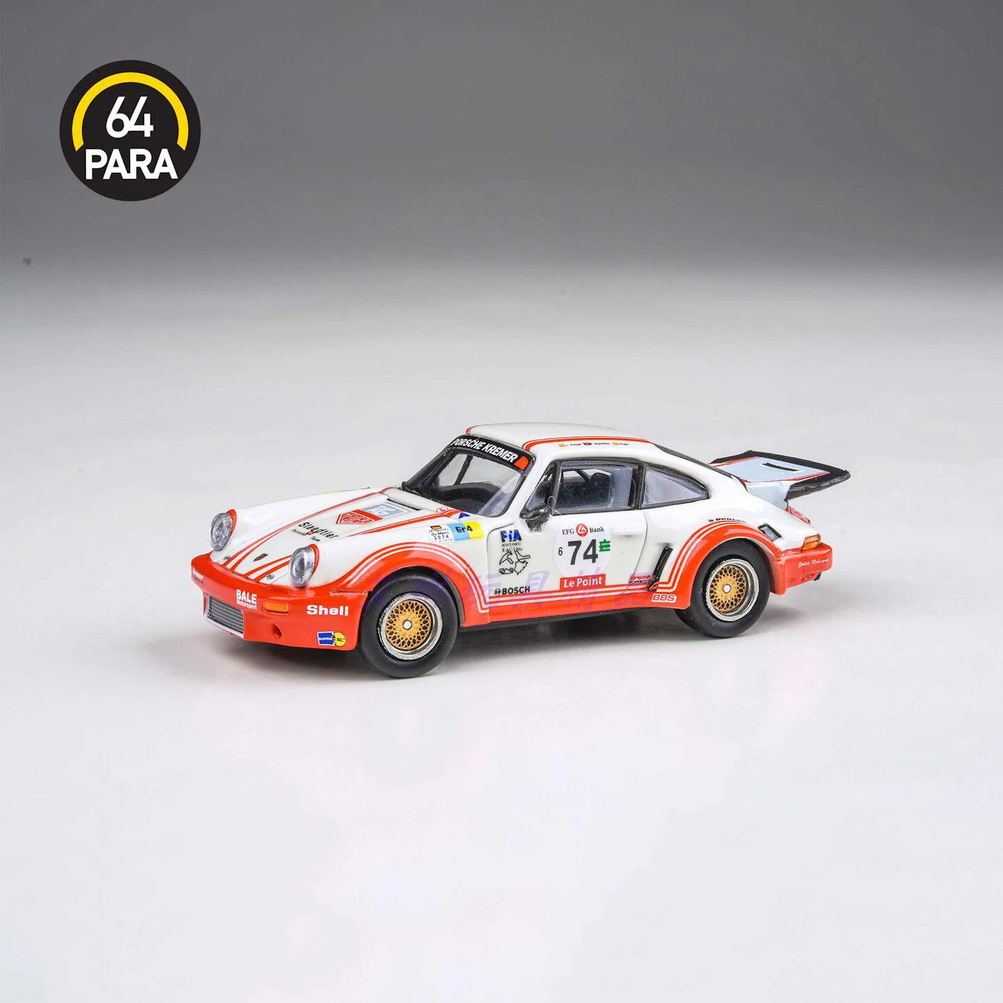

PARA 1:64 911 Carrera RSR 3.0 1975 Alloy Car Diecasts & Toy Vehicles Car Model Miniature Scale Model Car For Children