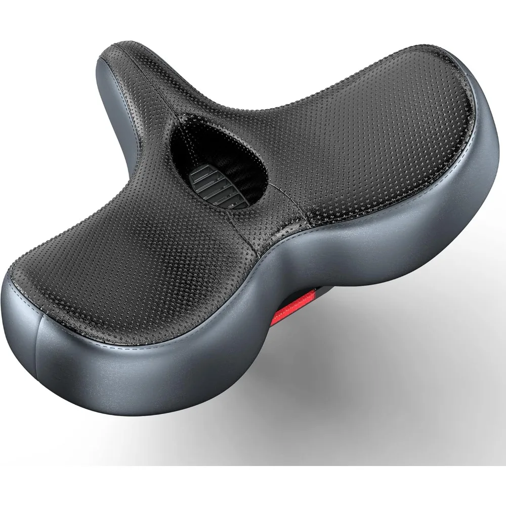 

Comfort Oversized Bike Seat Widened Bicycle Saddle with Soft Thickened Memory Foam Cushion Waterproof for Women & Men