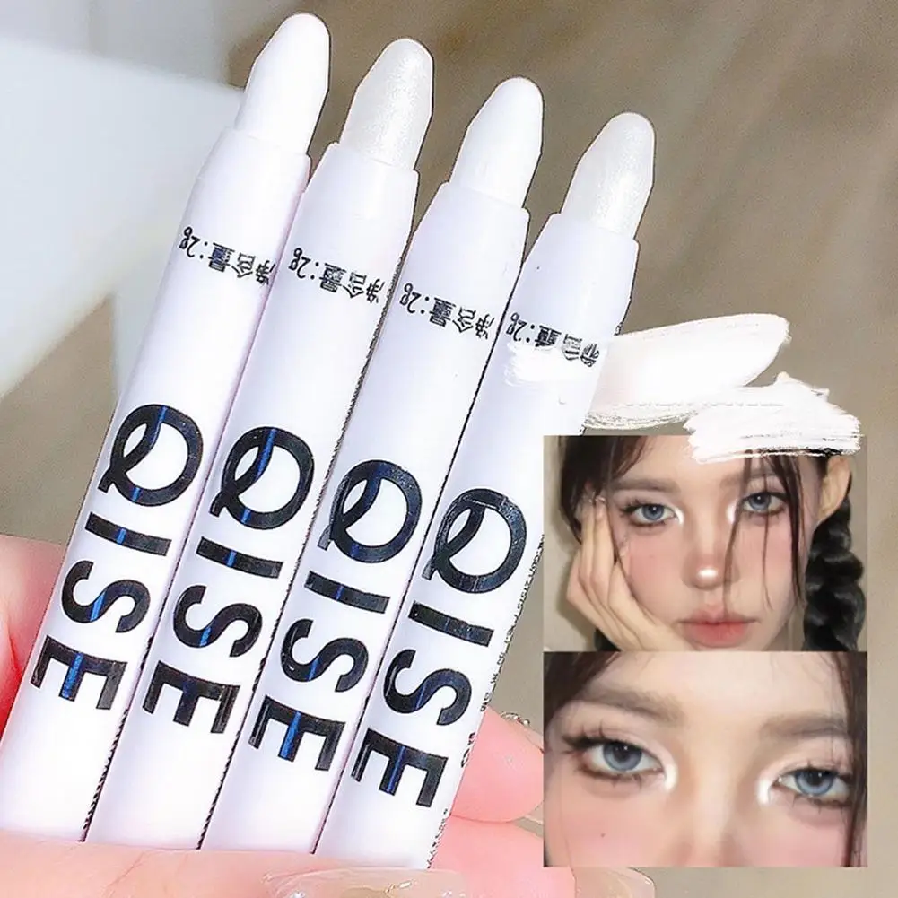 Eye Lying Silkworm Pencil Highlighter Lying Silkworm Brighten Eyeshadow Stick Cosmetics Makeup Pearl White Matte U0h5