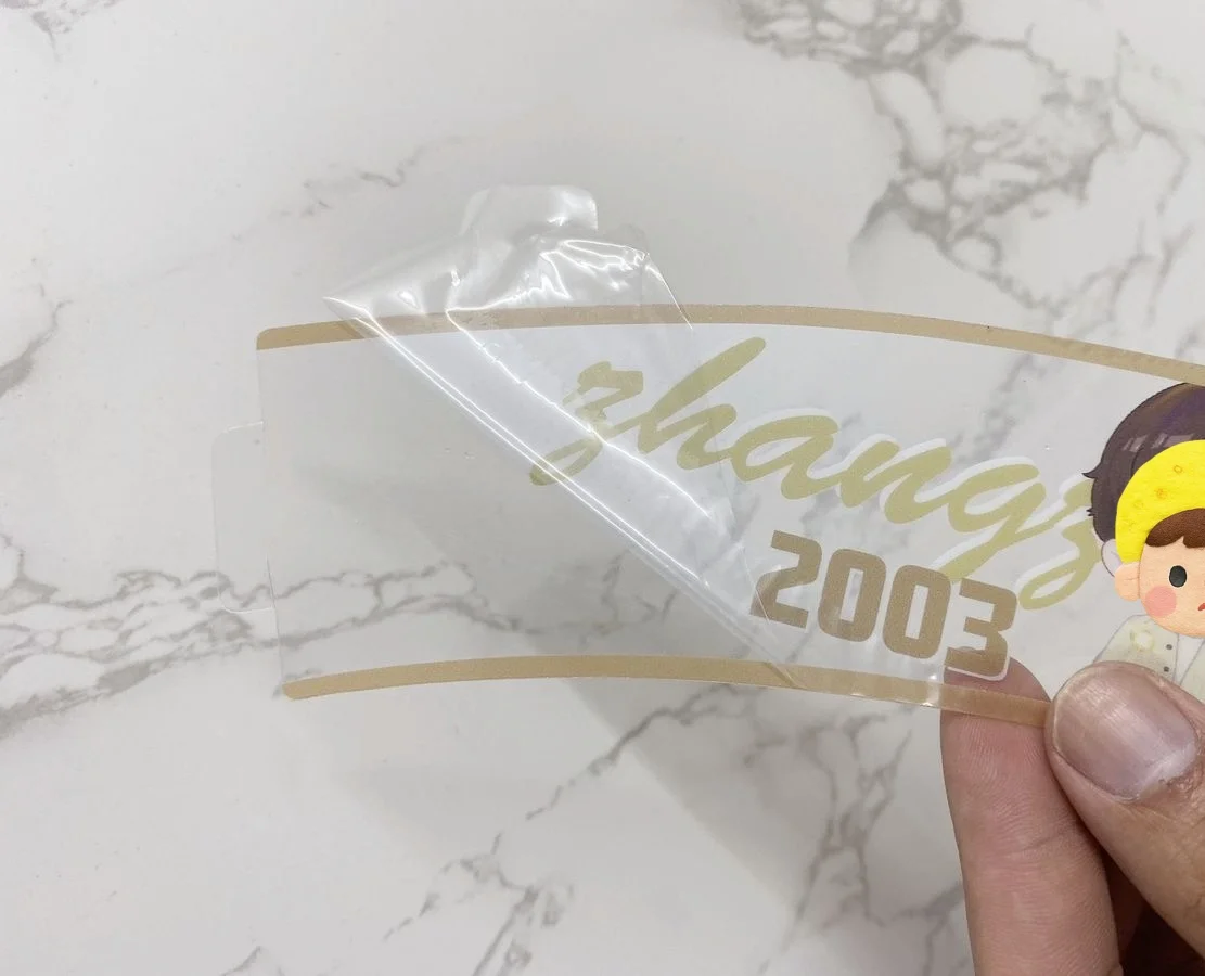 Wholesale Customized PVC Transparent Waterproof Cupsleeve Kpop Idol Party Events