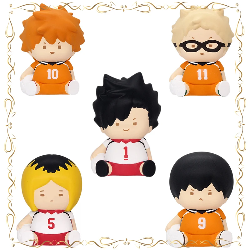 

Kei Tsukishima Roly-poly Sitting Posture Modeling Gashapon Anime Figures Action Figure Model Toys