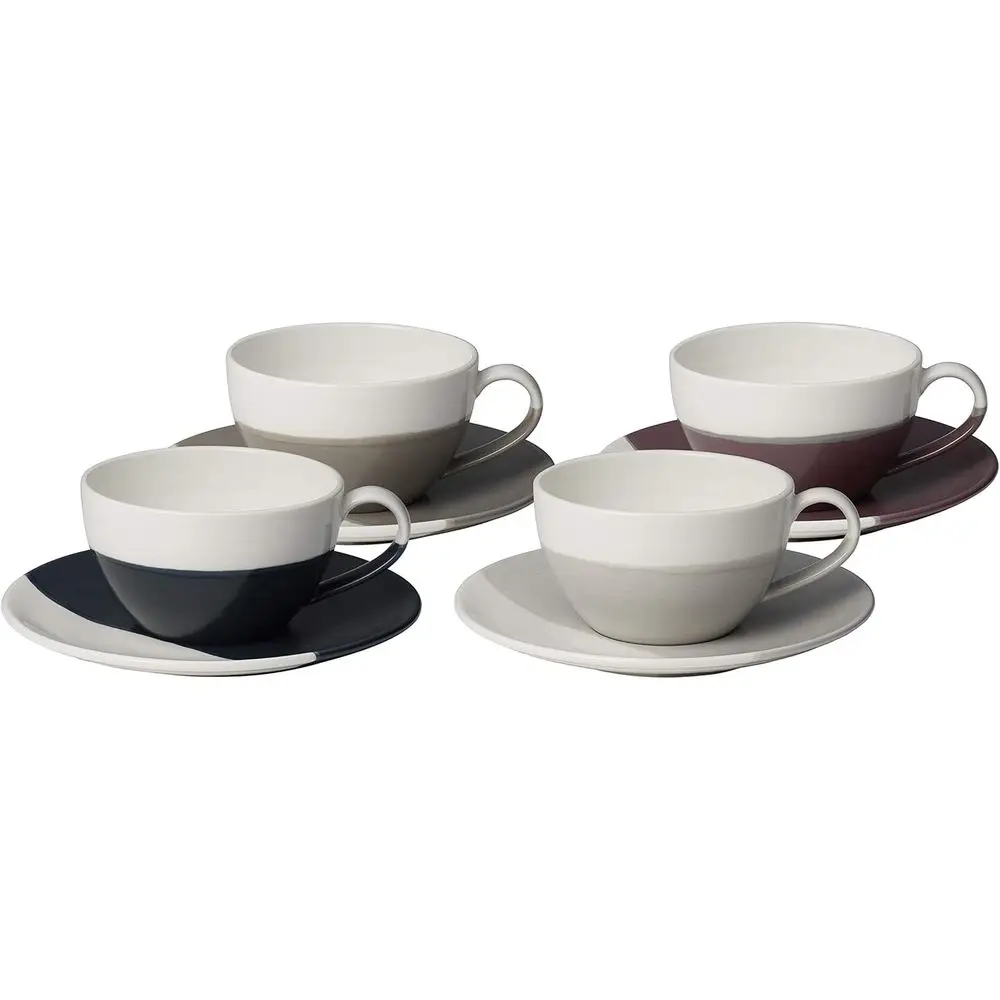 

Coee Studio puccino Cup & Saucer (260ml), Porcelain, Mixed, 260 milliliters