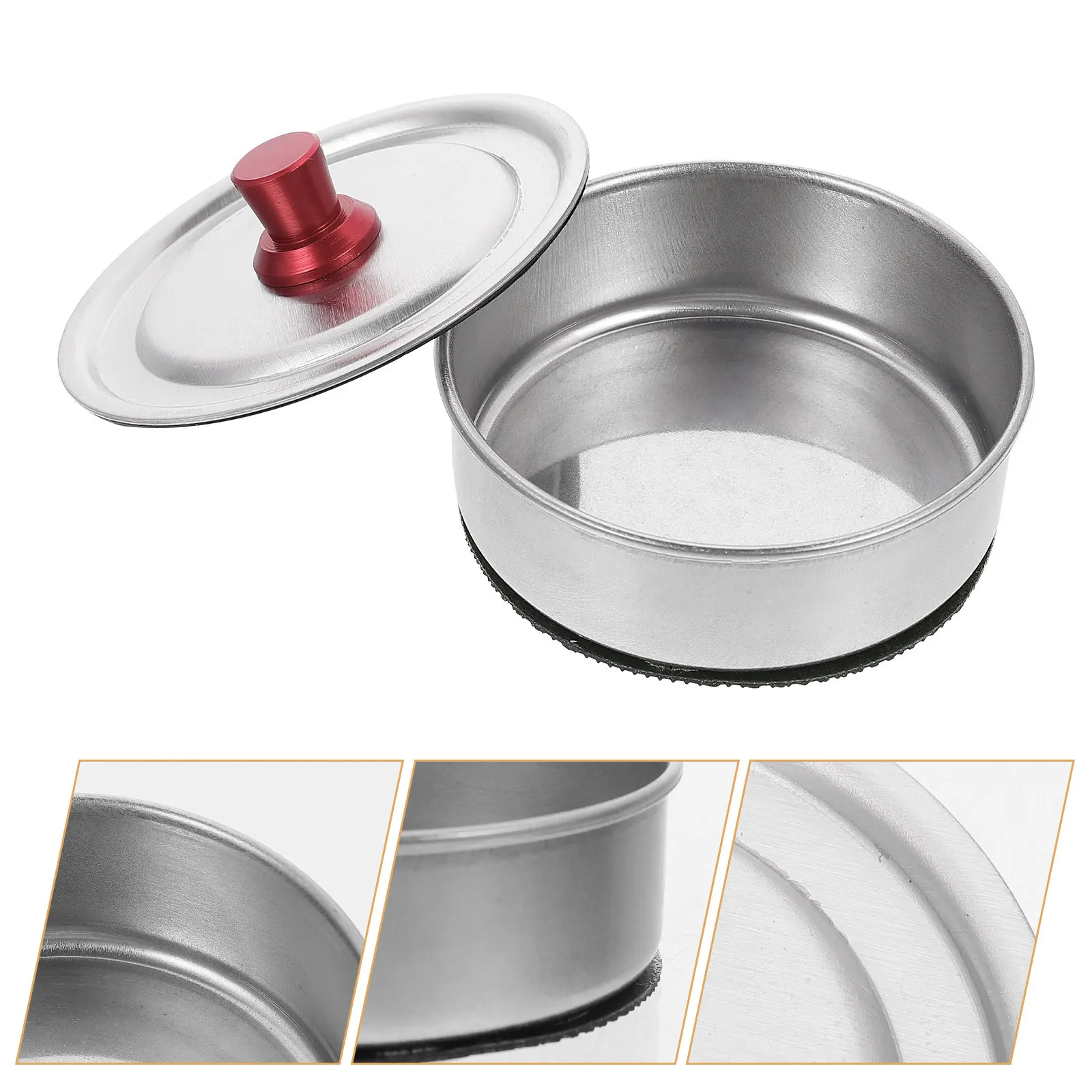 Sturdy Watch Parts Cleaning Jar with Covered Lid Prevents Evaporation Watch Repair Accessories Oil Washing Box for Small Jewelry
