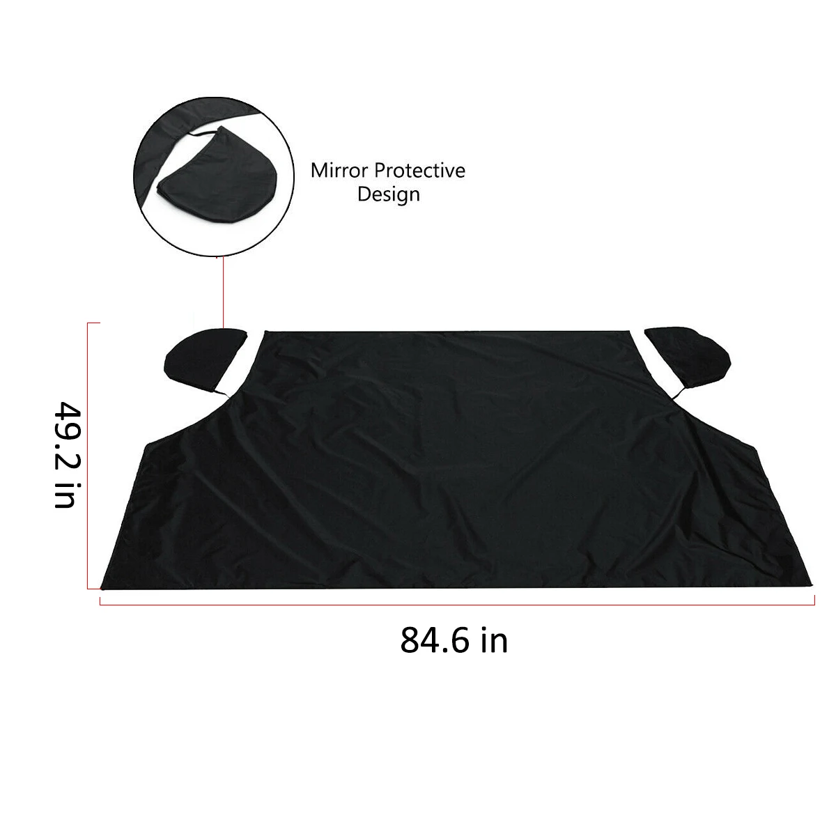 Windshield Sunshades Snow Ice Cover With Side Mirror Covers Windproof Summer Windshield Sun Shade Car SUV Exterior Accessories