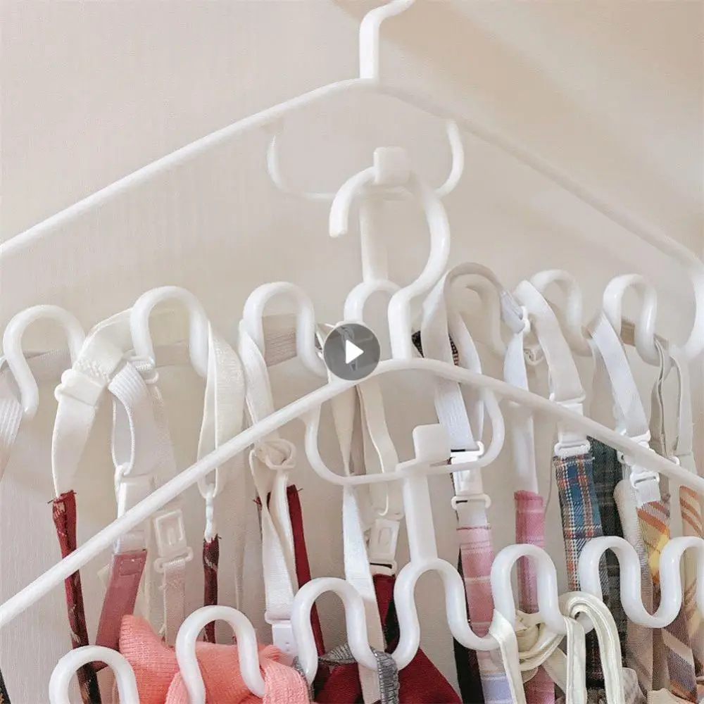 Drying Hanger Plastic Multifunction Waves Multi-port Good Load-bearing Capacity Storage Hangers Support Hangers Save Space