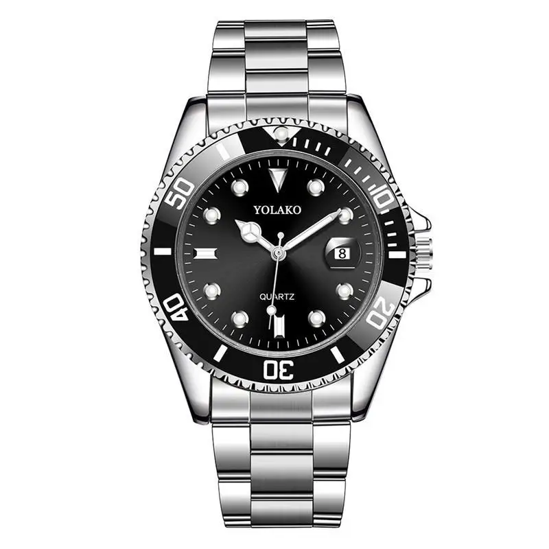Fashion Watch Casual Clock Montre Homme Business Men Quartz Watch Calendar Green Water Wok Ghost Sport Men Wristwatch image 4