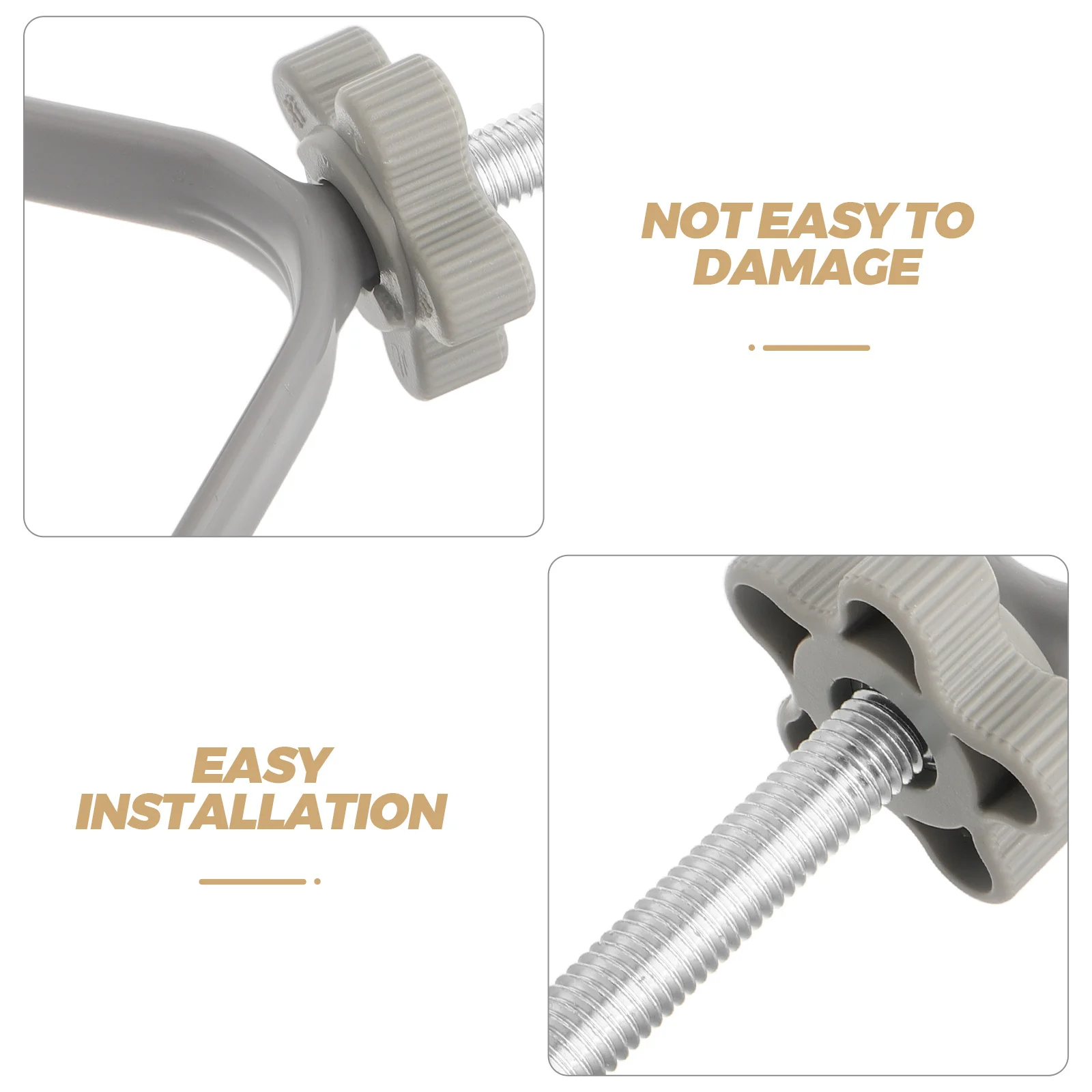 4 pezzi Accessori per cancelli di sicurezza per bambini Materiale durevole Raccordi per porte per scale Dimensioni regolabili Facile installazione Cancello esterno