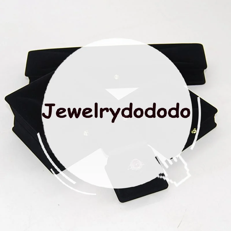 

Black Velvet Jewelry Box With Gold Clasp Ring Pendant Bangle Necklace Storage Case For Jewelry Display Women Gifts