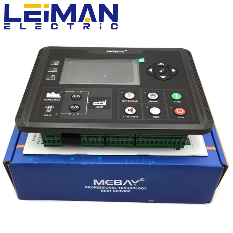 Mebay DC70D DC72D DC70DR DC72DR Generator Controller LCD Display Self-starting Control Board Diesel Genset Spare Parts