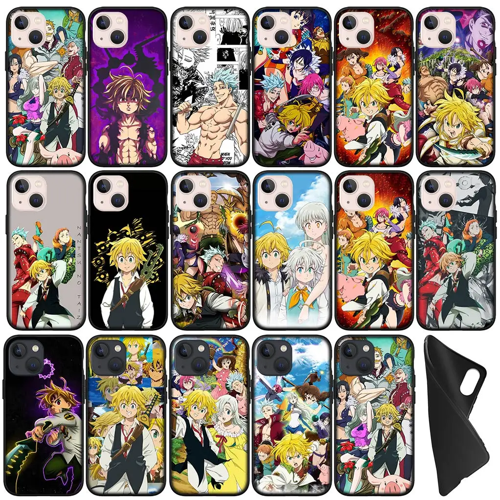 Seven Deadly Sins Meliodas Ban TPU Case for Apple iPhone 15 14 Plus 13 12 Mini Pro Max + 13Pro 14+ 15+ Phone Cover Casing