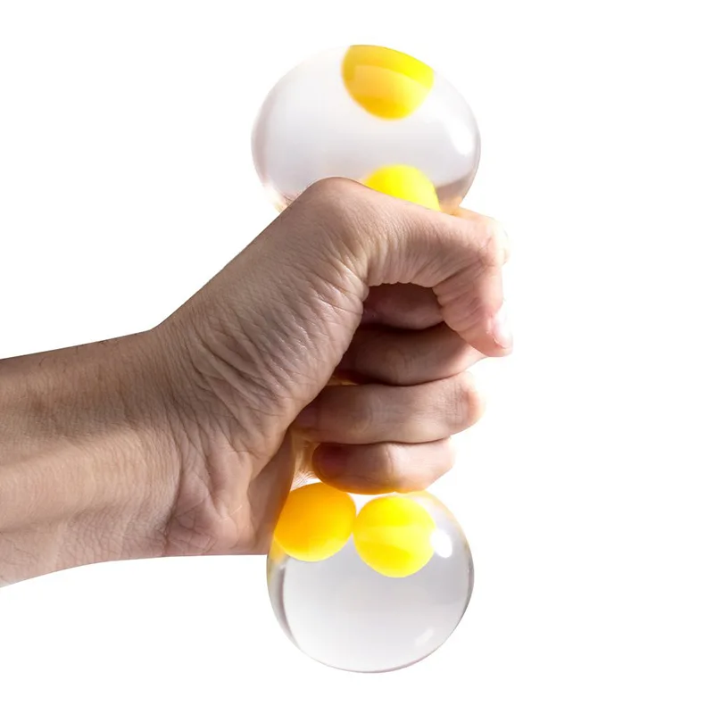 squishy egg yolk Anti Stress Reliever Fun Gift Yellow Lazy Egg Joke Toy Ball Egg Squeeze Funny Toys AntiStress