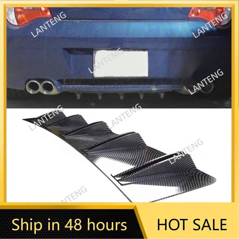 

Задний диффузор автомобиля Shark 10, бампер, крыло, сплиттер, спойлер для подбородка, губа для Z4 E85 E86 Z8 2002-2008, защита кузова, черный